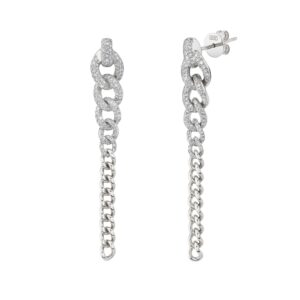 DIAMOND GRADUAL DROP EARRINGS