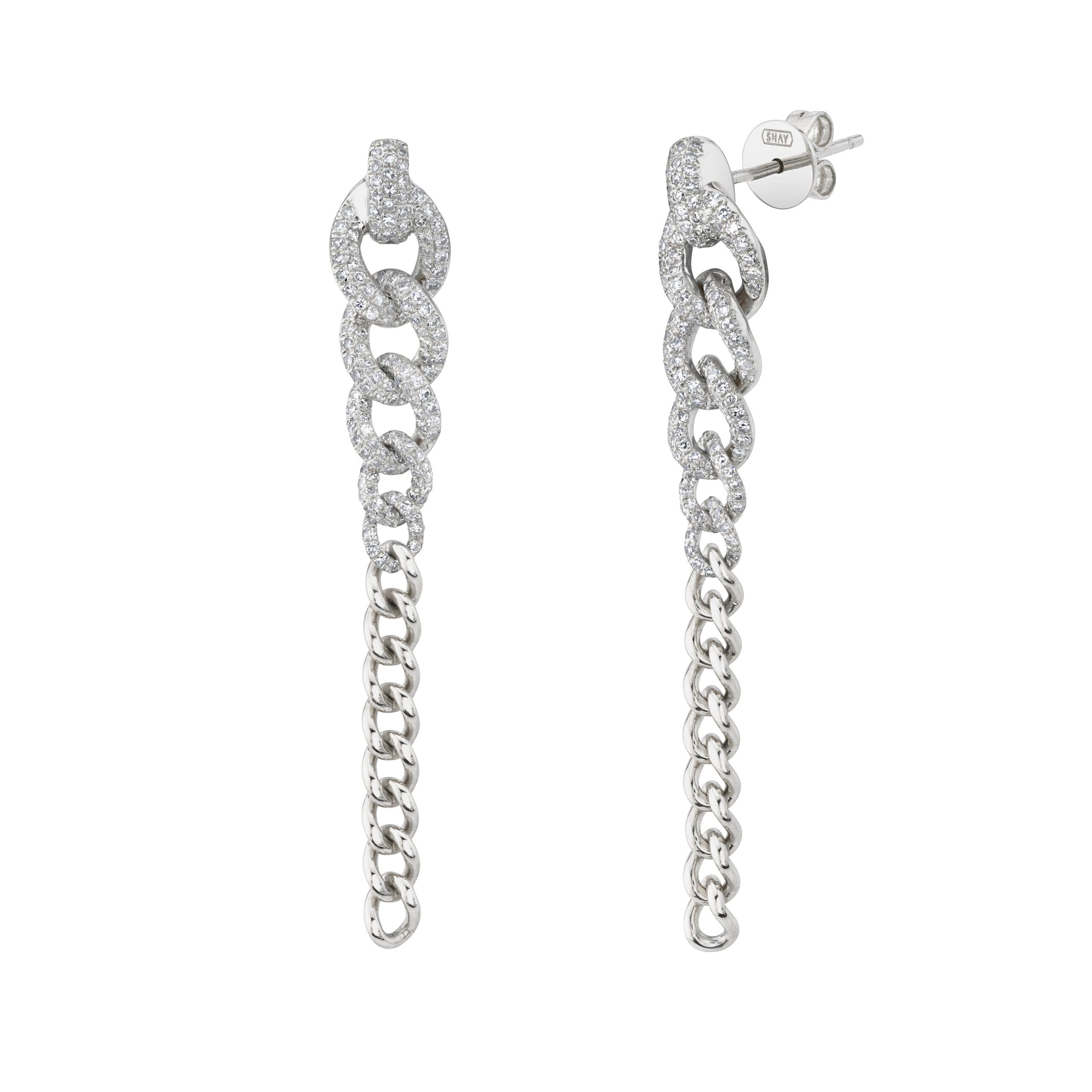DIAMOND GRADUAL DROP EARRINGS
