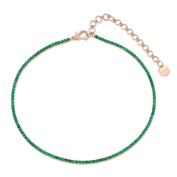 EMERALD THREAD CHOKER