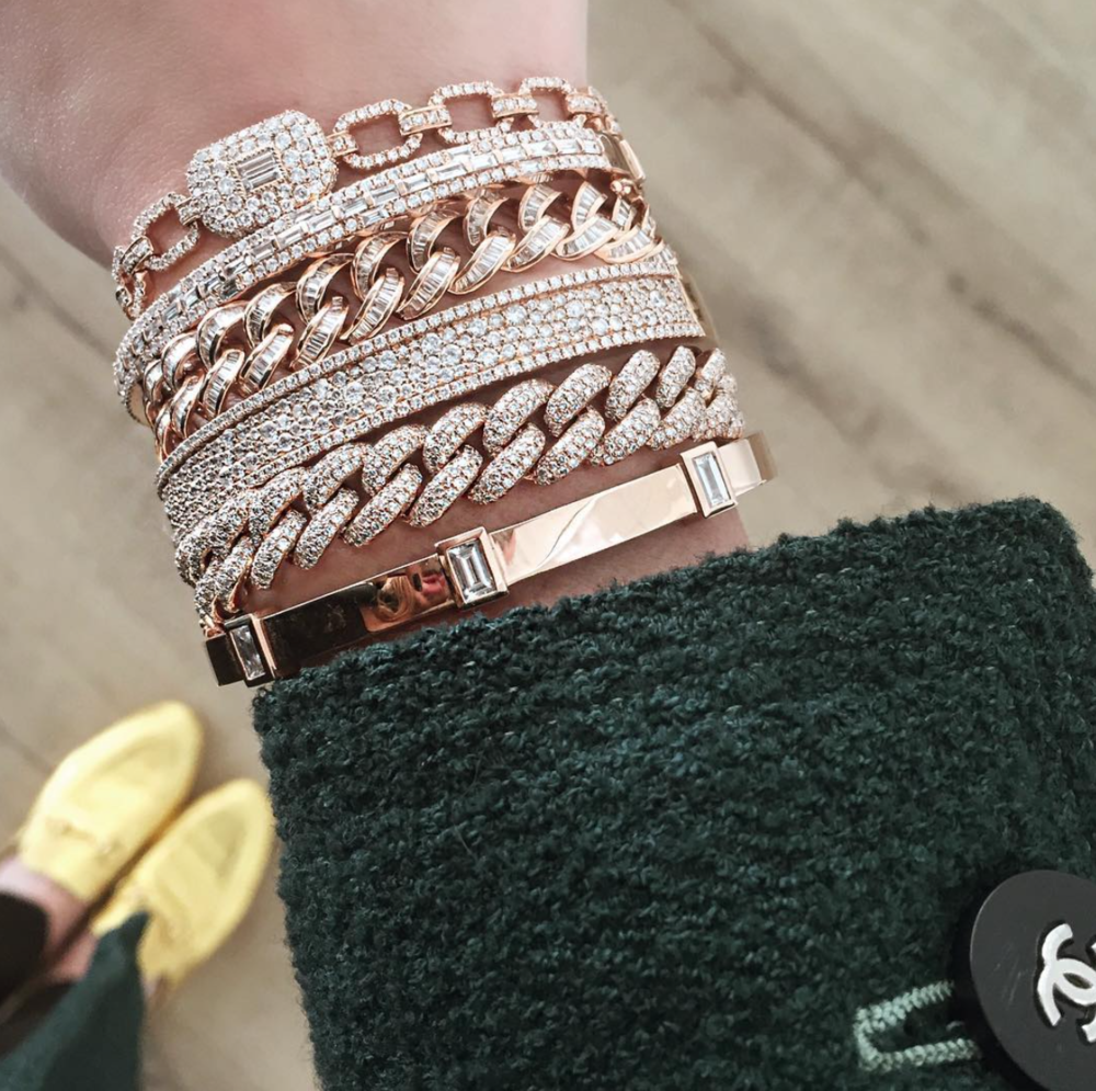 DIAMOND BAGUETTE ESSENTIAL LINK BRACELET - Image 9